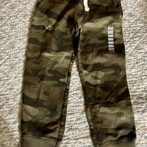 Carter's Green and Brown Camouflage Joggers